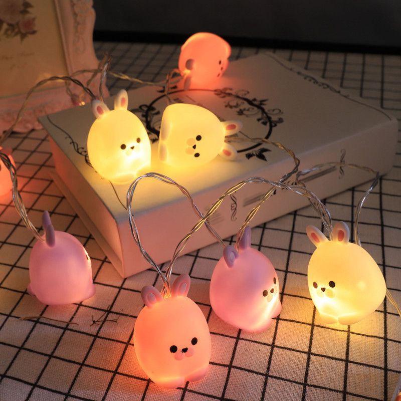 Animal LED String Lamp Cartoon Plastic Indoor Birthday Party Festive Light