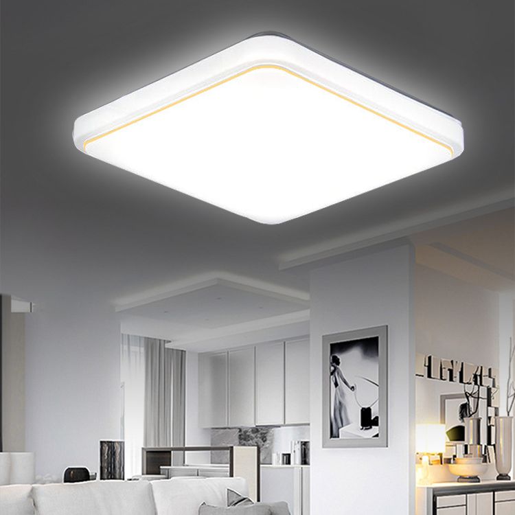 Vierkante inbouw plafondlamp Eenvoud Acryl plafondinbouw voor woonkamer