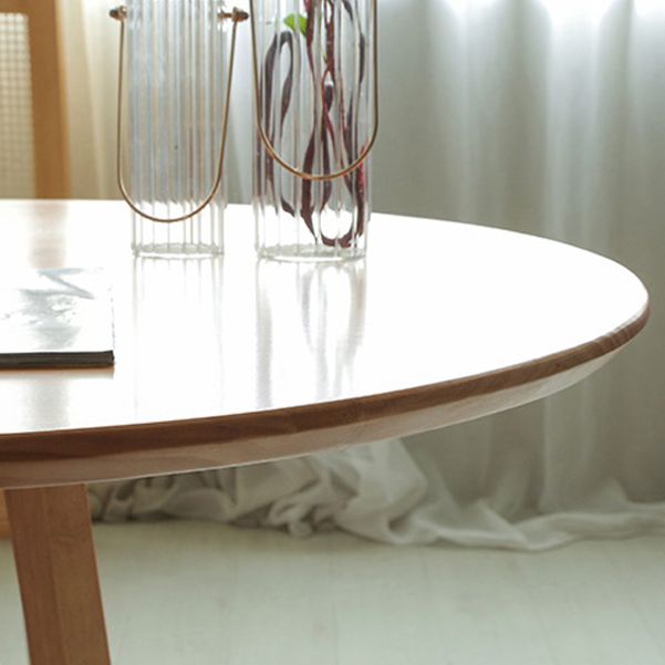 Modern Wooden Writing Desk Conference Table Office Oval Writing Desk without Chair