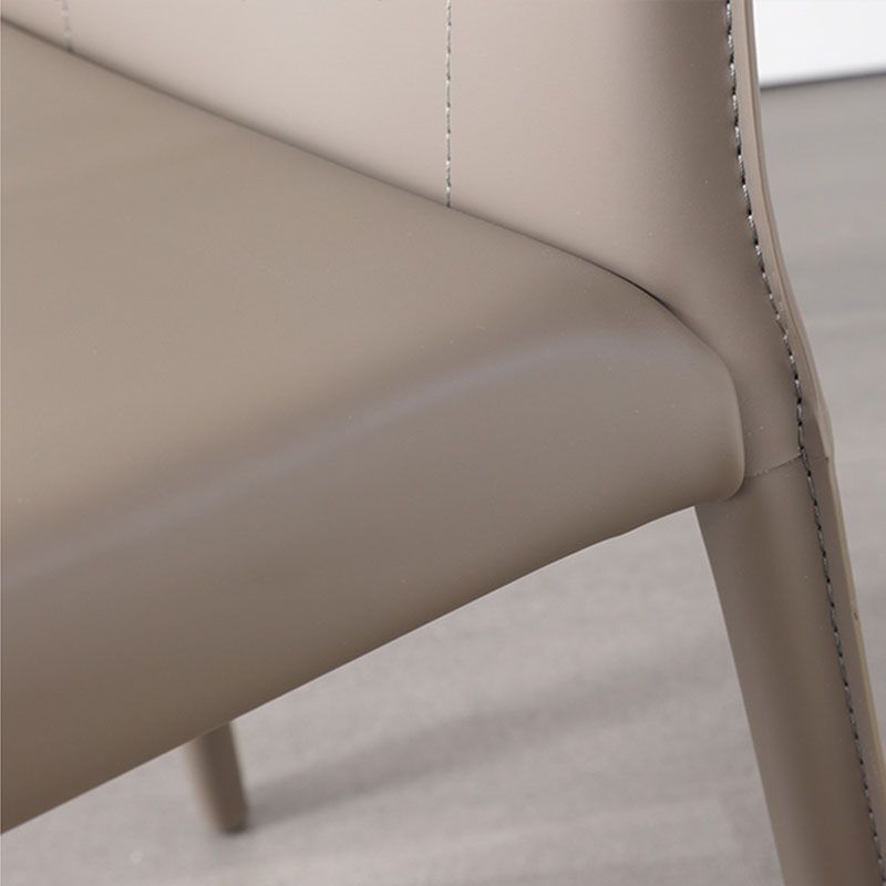 Modern Wingback Dining Chair for Kitchen Matte Finish Home Side Chair