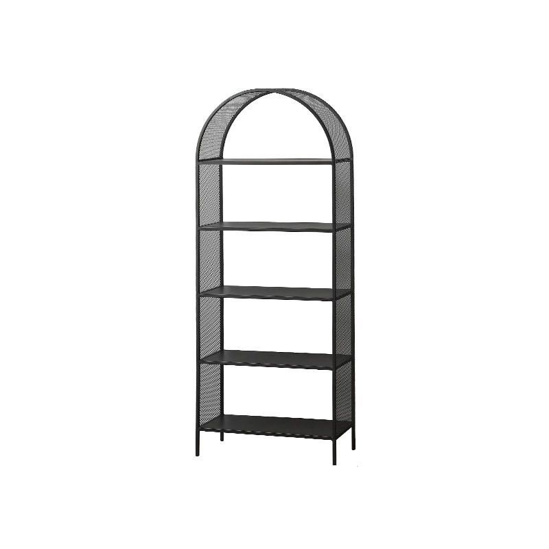 Modern Metal Bookshelf Standard Open Shelf Bookcase with Shelves
