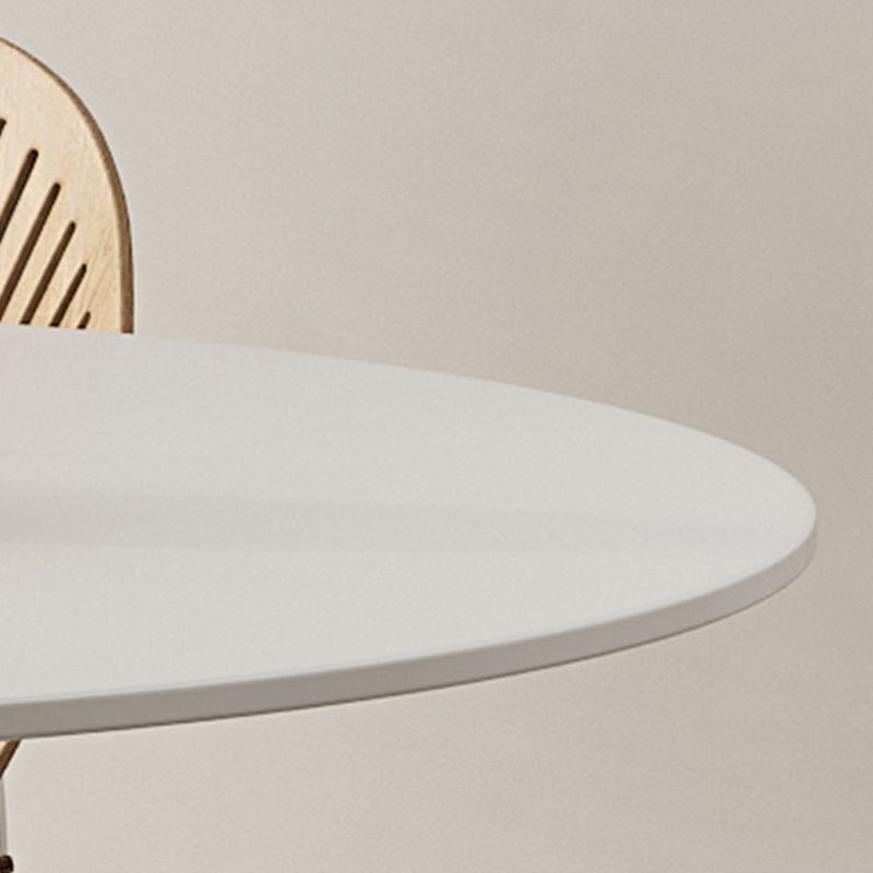 Modern 1/3/4/5 Pieces Dining Set Round Stone Dining Table for Cafe