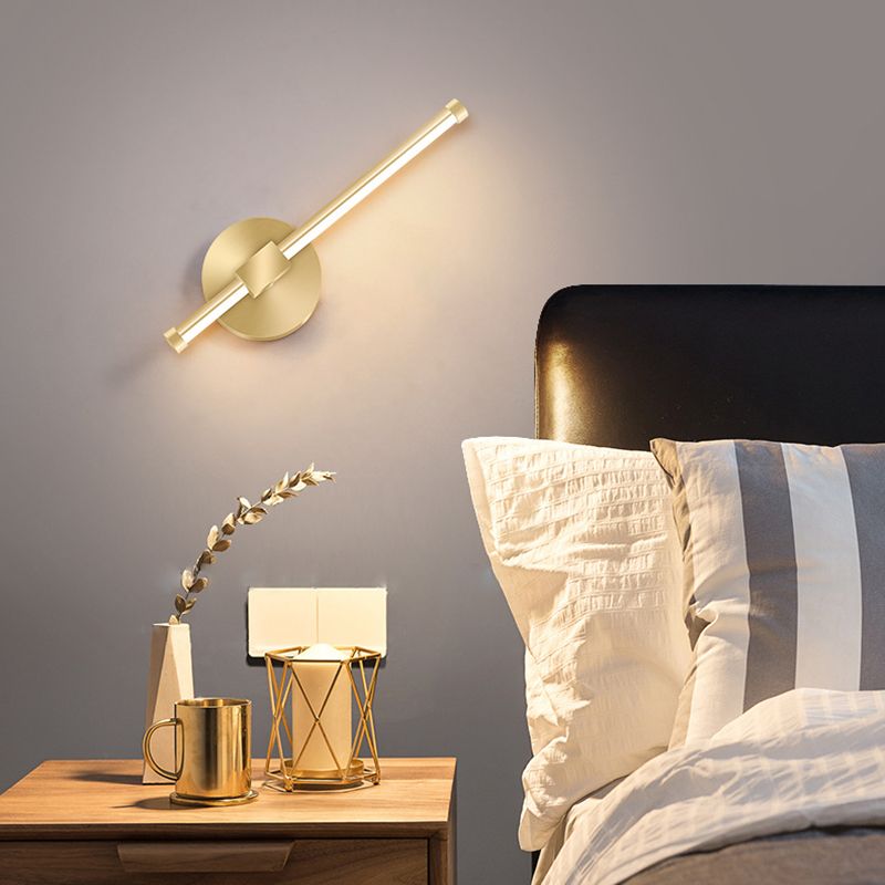 Pivoting Wall Lamps Simplicity Metal 1 Light Wall Light Sconces