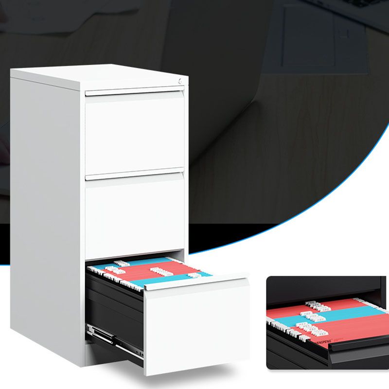 Modern File Cabinet Pure Color Metal Filing Cabinet for Home Office