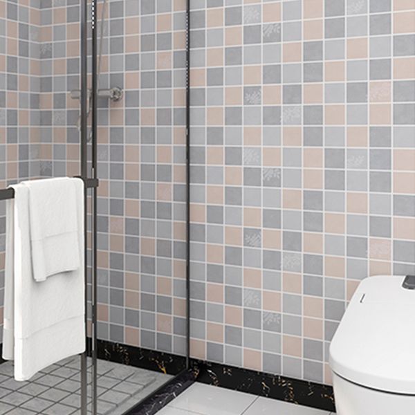 Mosaic Tile Peel and Stick Tile Pvc Bathroom Waterproof Backsplash Wall Tile