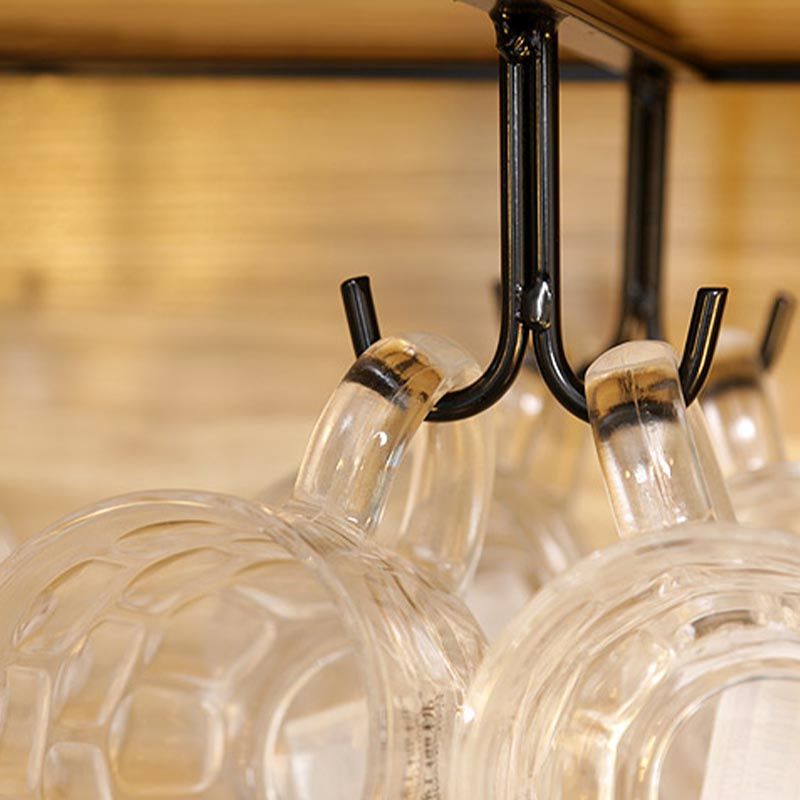 Metal Hanging Glass & Stemware Holder Modern Wine Glass Rack