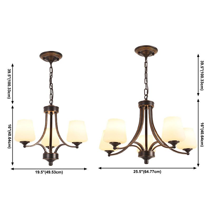 Branch Chandelier Modern Style Glass Multi Lights Chandelier Lighting Fixtures