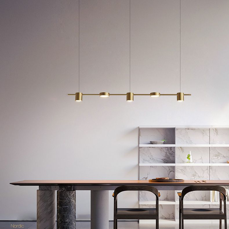 5 Light Kitchen Island Pendant Linear Pendant Lighting Island Light Fixtures