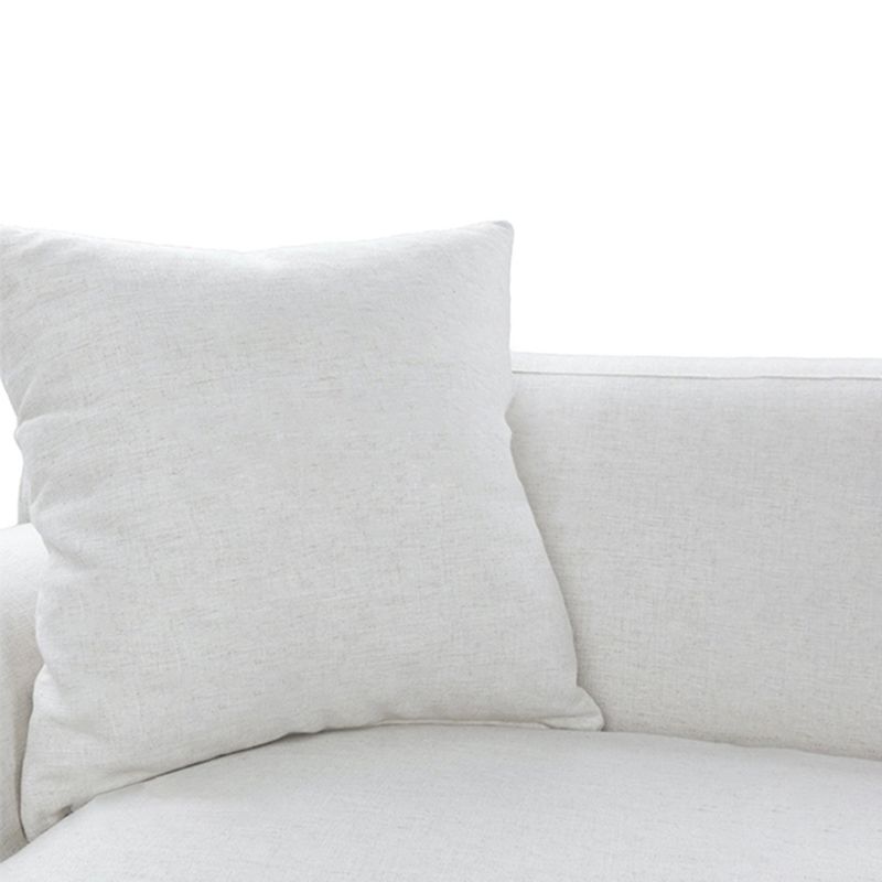 Contemporary Cushions Standard Recessed Arm Sofa for Living Room
