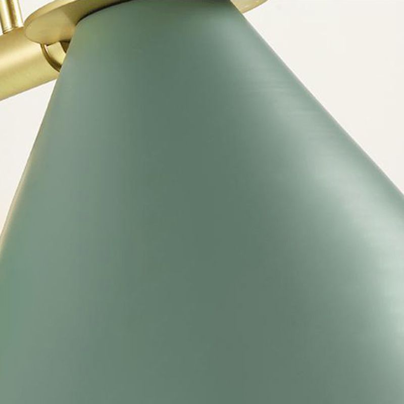 Metal Cone Shape Sconce Light Modern-Style 1 Light Wall Light Fixtures
