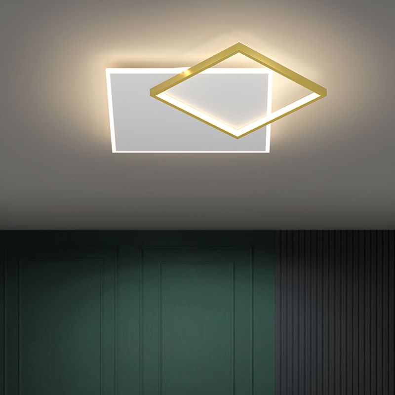 Modern Flush Mount Ceiling Light Acrylic Ceiling Lamp Fixture for Drawing Room