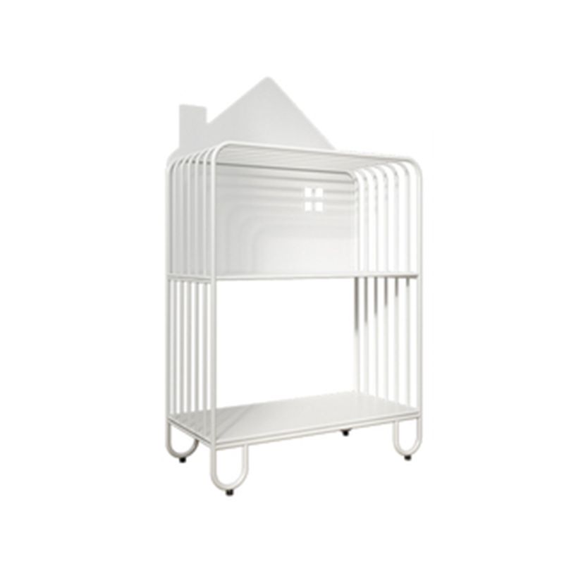 Modern Style Metal Bookshelf Etagere Open Shelf Bookcase for Home