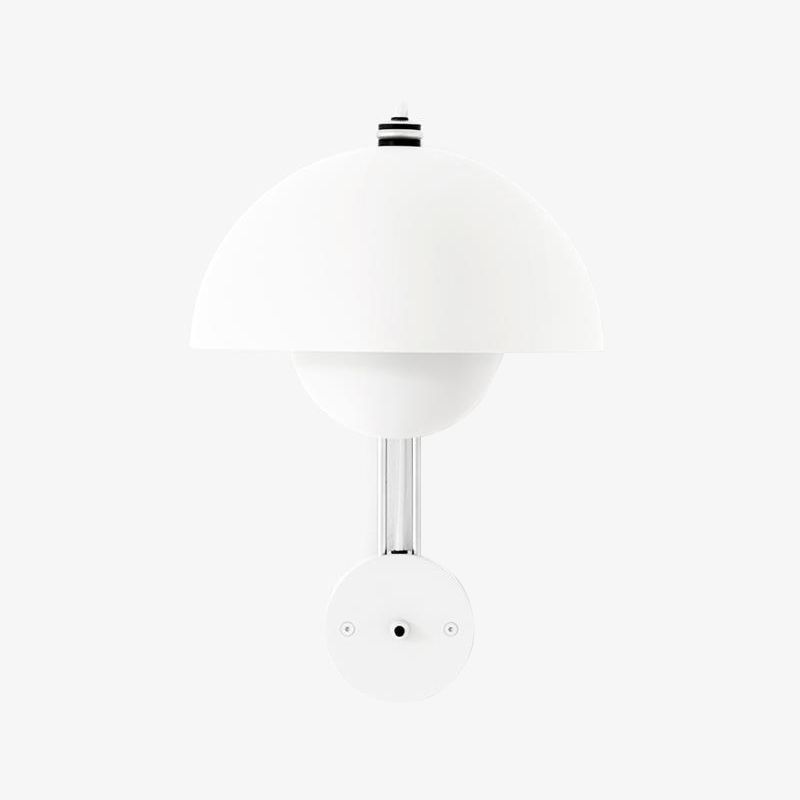Nordic Style Metal Wall Mount Light Dome Shape Colorful Wall Lamp for Living Room