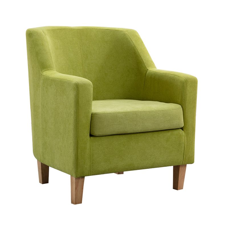 Scandinavian Living Room Arm Chair Solid Wood Frame Accent Armchair