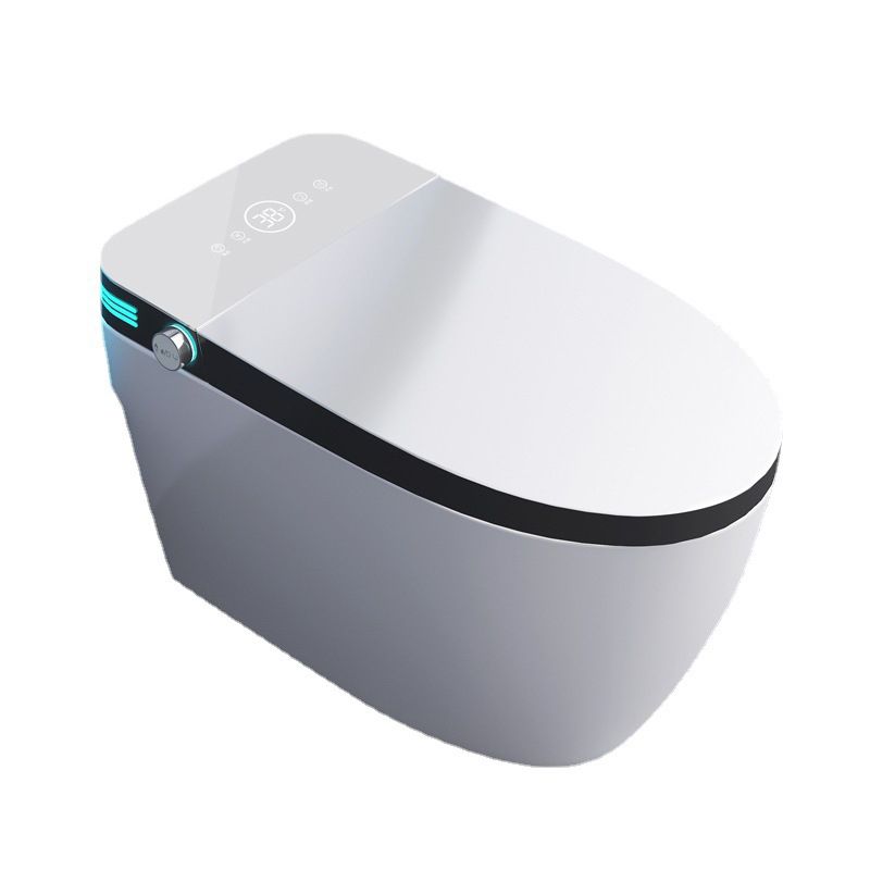 Contemporary Ceramic Toilet Floor Mounted Urine Toilet with Seat for Washroom