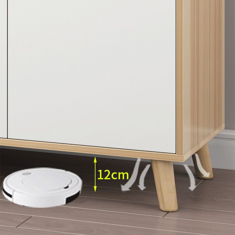 Manufactured Wood Storage Cabinet Modern Cabinet with Wood Legs