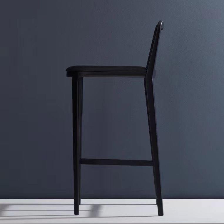 Industrial Style Counter Chair Wood Footrest Counter Stool for Bristol