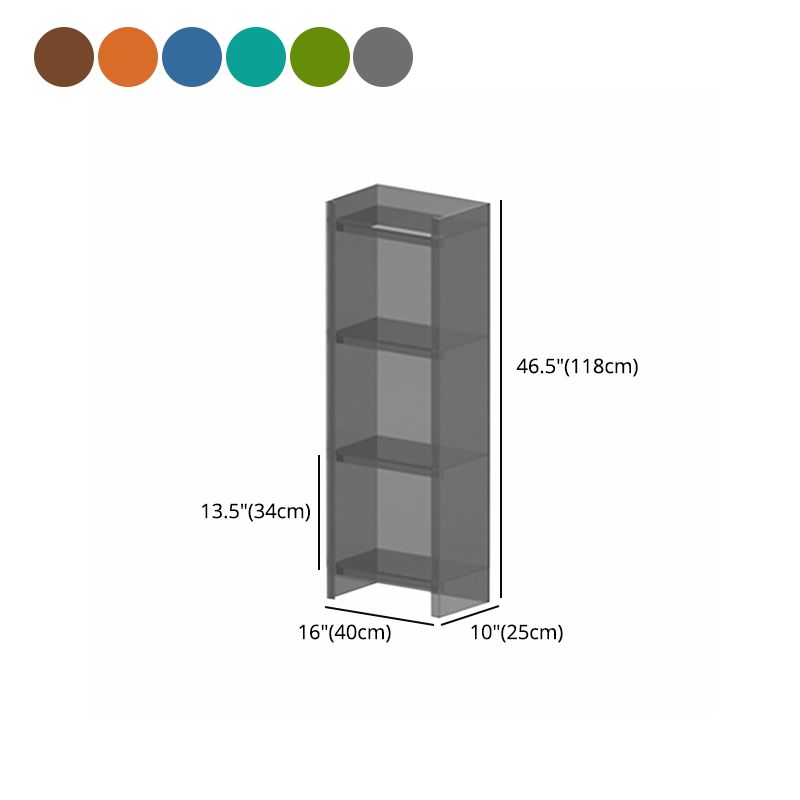 Libreria acrilica in stile scandinavo libreria chiusa per ufficio e sala da studio