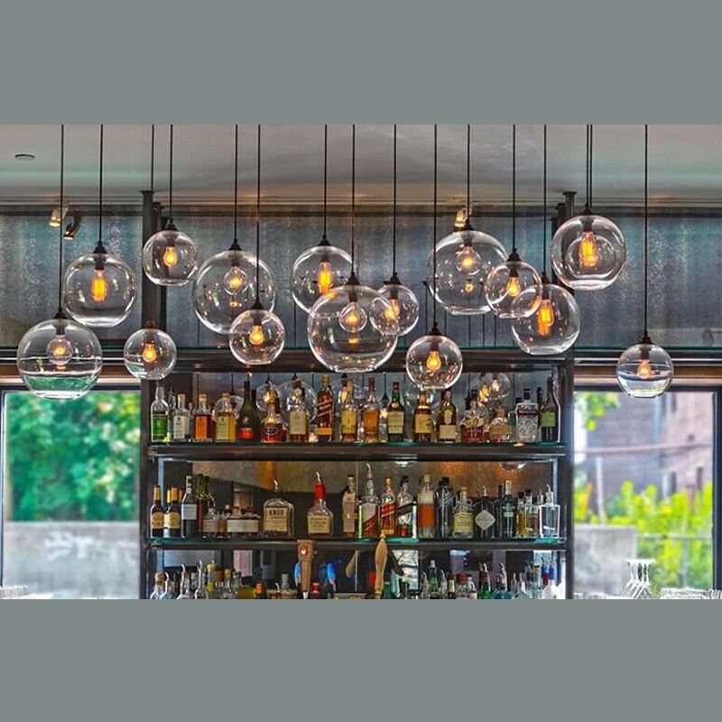 1 Globe lumineux suspension de plafond peinnes