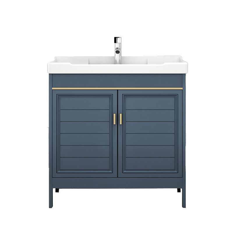 Modern Bathroom Vanity Freestanding 2 Doors Bathroom Vanity Set with Sink