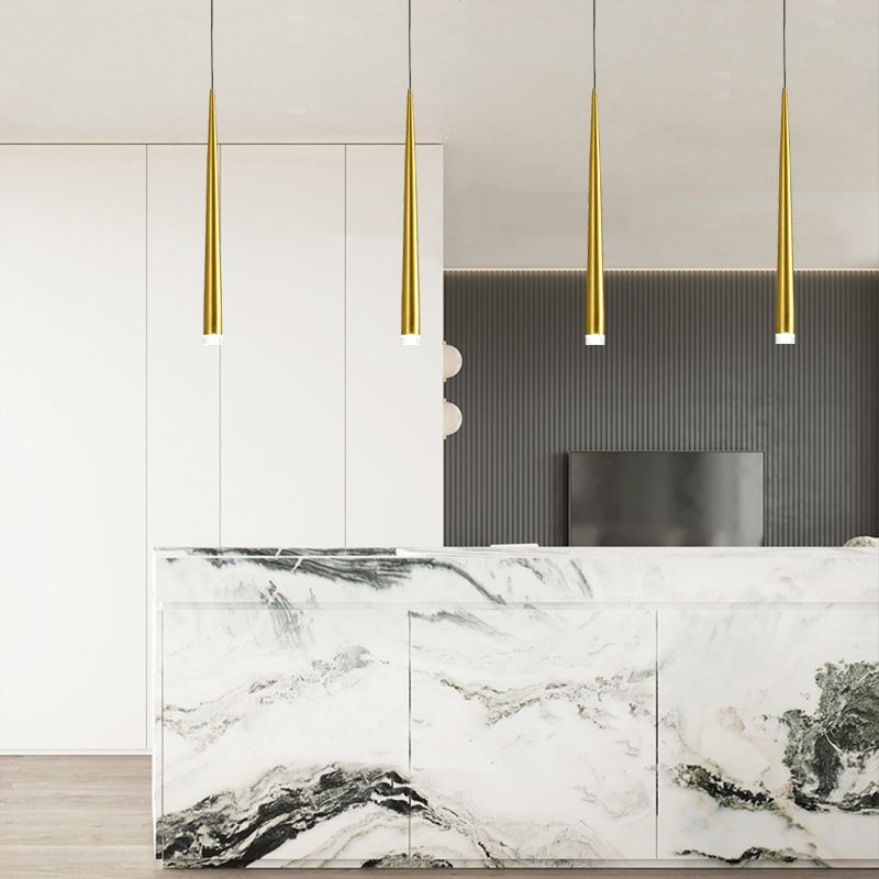 Metal Geometric Shape Hanging Light Modern Style Multi Lights Hanging Light Mount Fixture