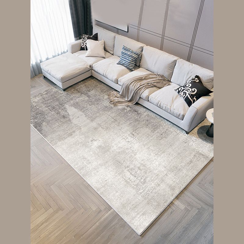 Modern Stripe Print Carpet Polyester Area Rug Stain Resistant Rug for Home Decor