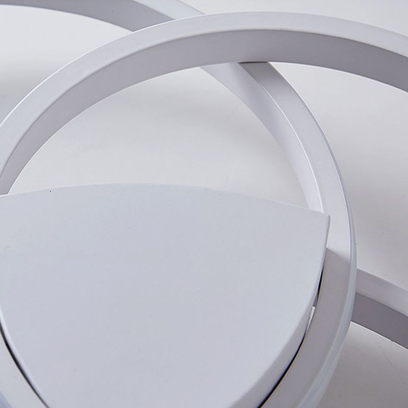 14 "/19" /21.5 " Wide Circolare Corridoio Flush Mount Light Acrilico LED Semplicità Soffitto Fixture, White Light