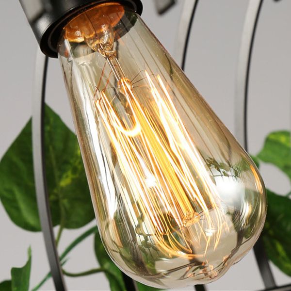 Luci a sospensione per piante verdi industriali creativa lampada sospesa a luce singola
