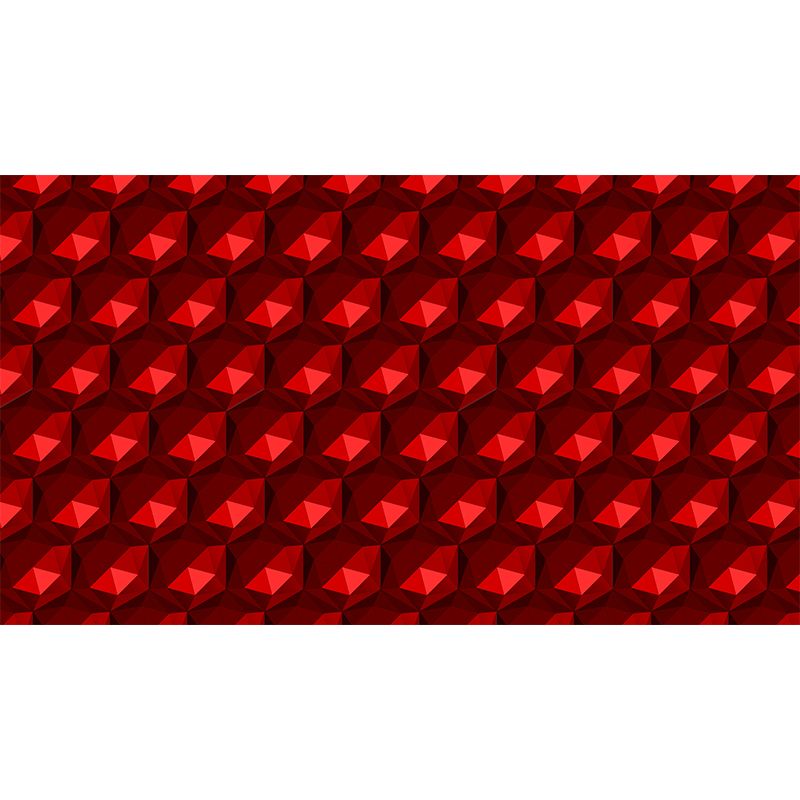 Geometric Shape Mural Wallpaper Moisture Resistant for Sitting Room, Waterproofing