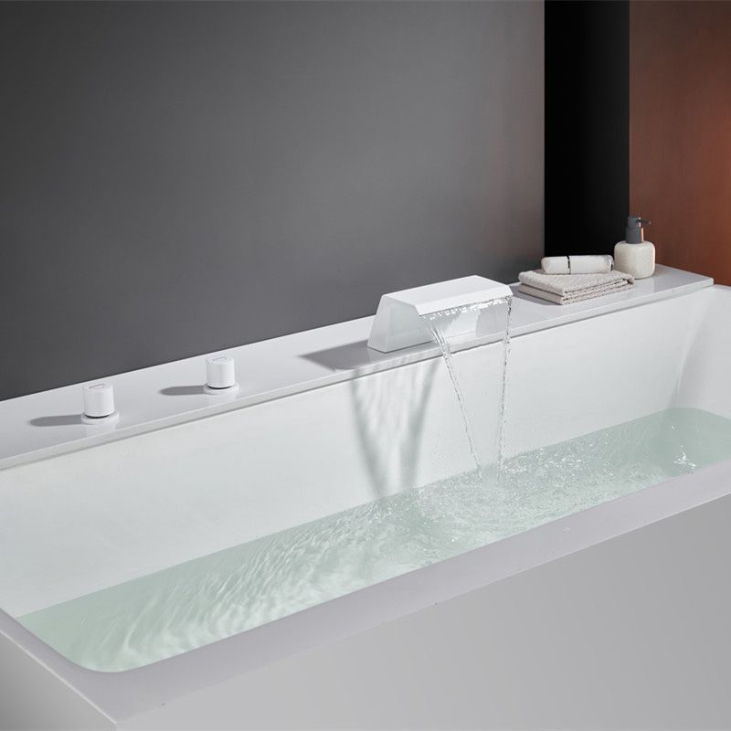 Modern Roman Bathtub Faucet Two Handle Copper Roman Tub Faucet Set