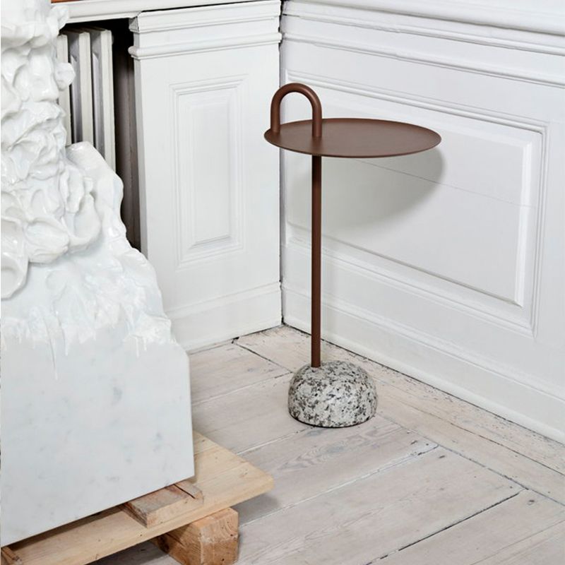 27.6" Tall Modern Nordic Fashion End Table Small Cafe Side Table