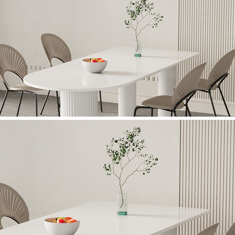 Modern 1/2/4/5 Pieces Dining Set Rectangle Stone Dining Table for Dining Room