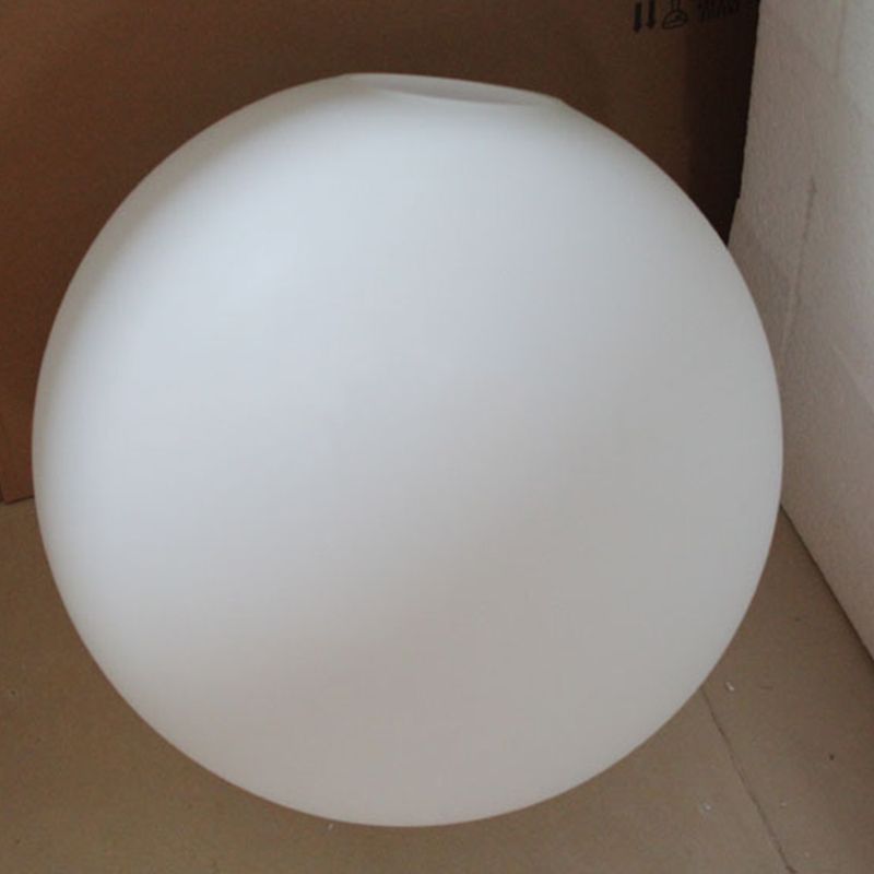 1 Light Round Hanging Ceiling Light Modern Style Glass Hanging Lamp Kit