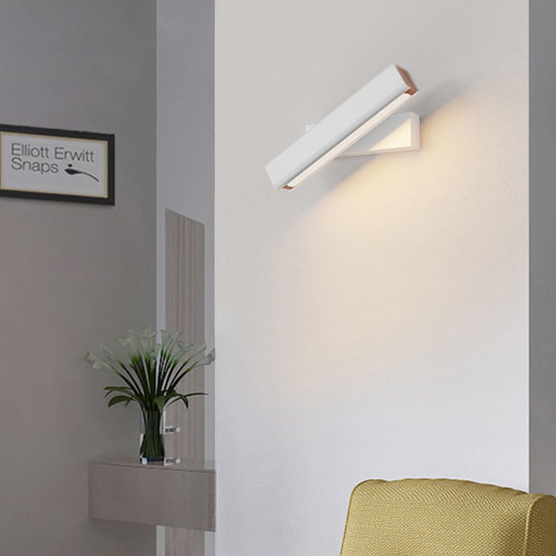 Moderne minimalistische stijl rechthoek SCONCE LILMTURES Metalen wandverlichting voor slaapkamer