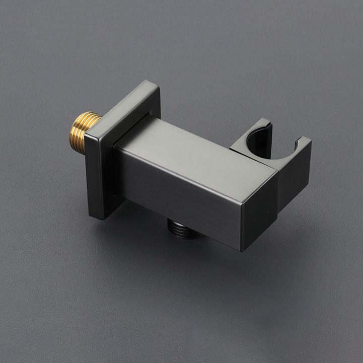 Modern Style Shower System Copper Rectangle Ceiling Mounted Shower System