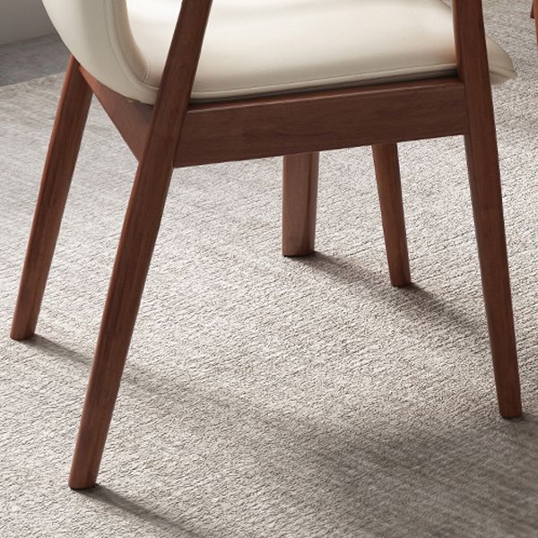 Silla de estilo moderno sillones de comedor con patas de madera para cocina