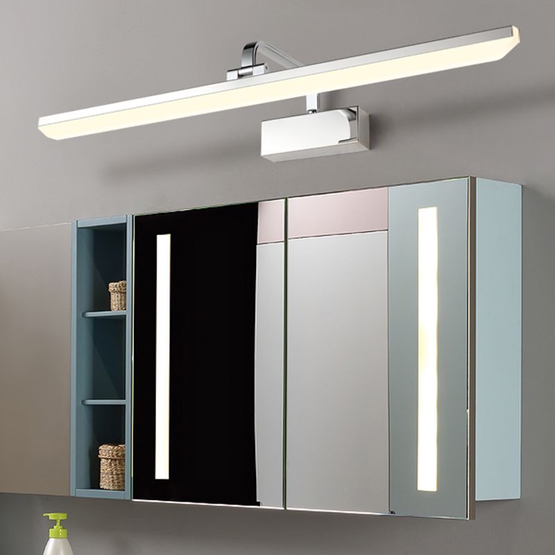 1 lichte lineaire wandwandcontract Moderne stijl metalen wandverlichting voor doucheruimte
