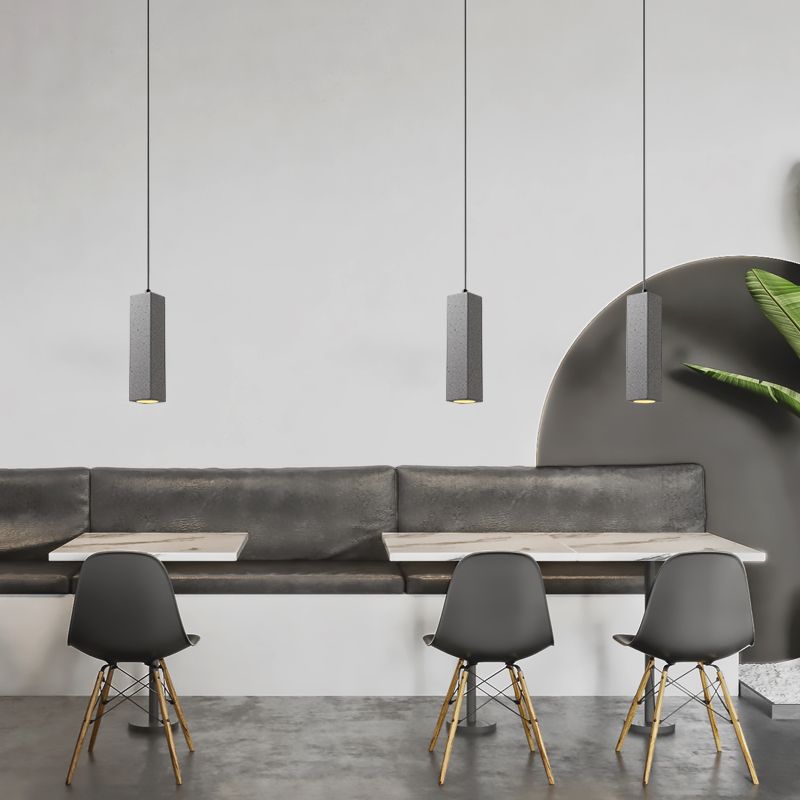 Einzelkopf hängend leichter kreativer Zement zeitgenössische Federung für Foyer