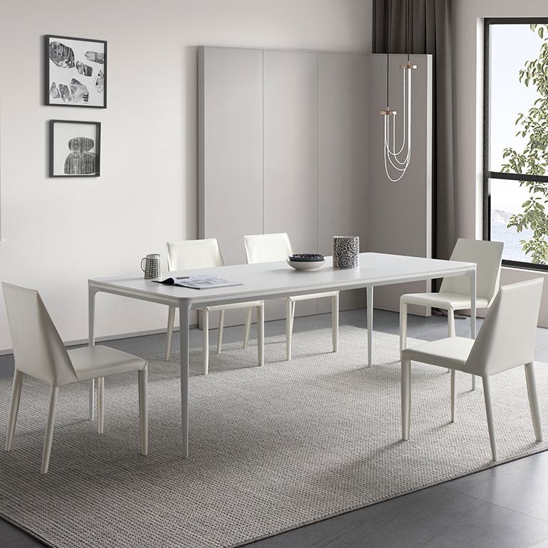 Modern 1/4/5/6/7 Pieces Dining Set Sintered Stone Dining Table Set for Home
