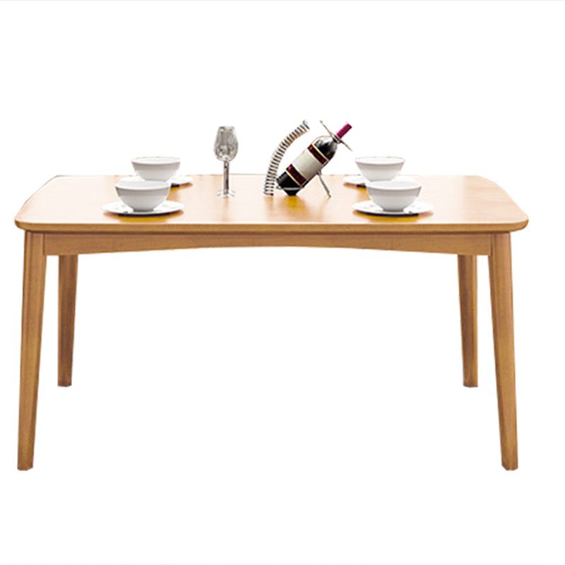 Contemporary 1/2/5/7 Pieces Furniture Rectangle Solid Wood Dining Room Set for Home