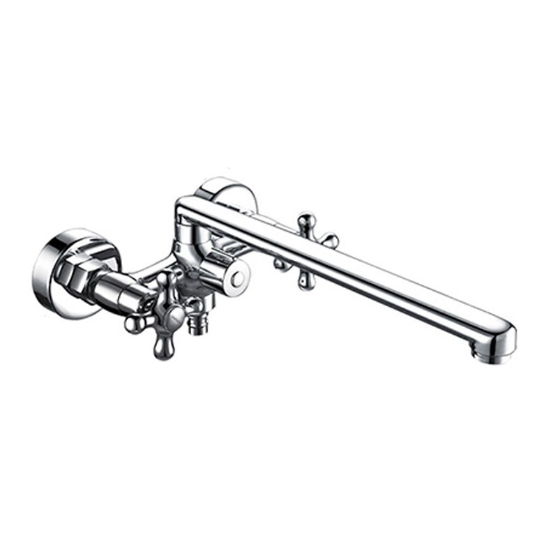 Traditional Style Claw Foot Tub Faucet Copper Floor Mounted Claw Foot Tub Faucet
