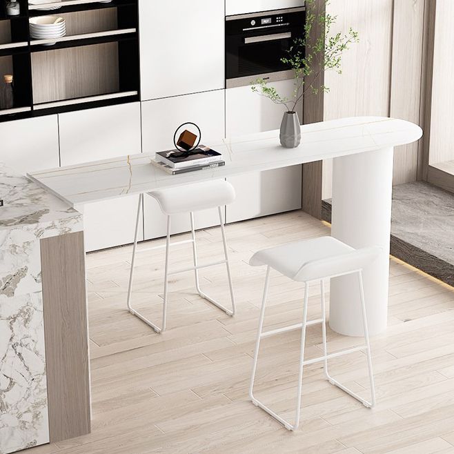 Modern Sintered Stone Bar Table Dining Table for Kitchen Living Room Coffee Room