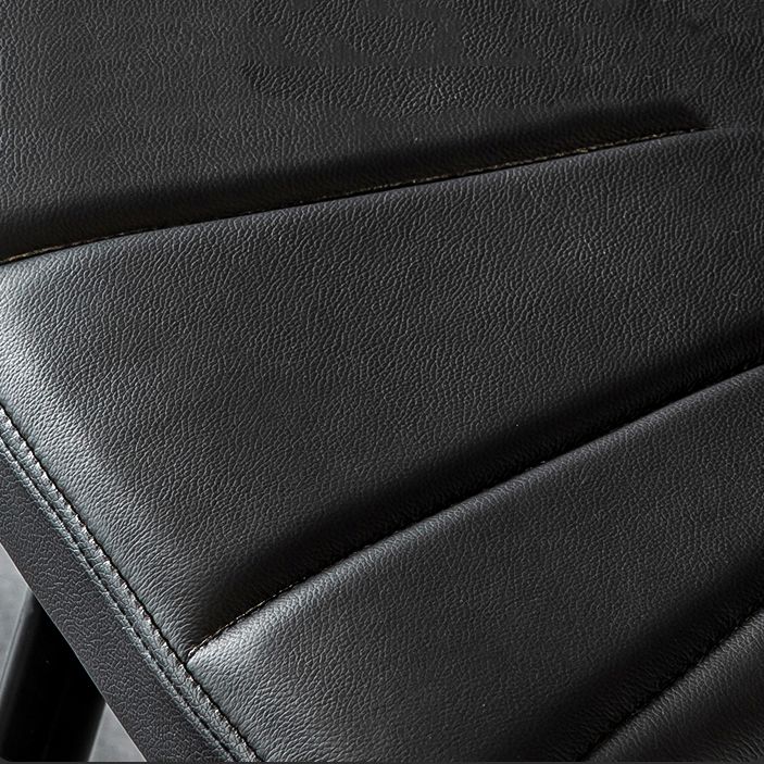 Brazo menos moderno taburete de bar de cuero de cuero de cuero taburete de contador de cubo