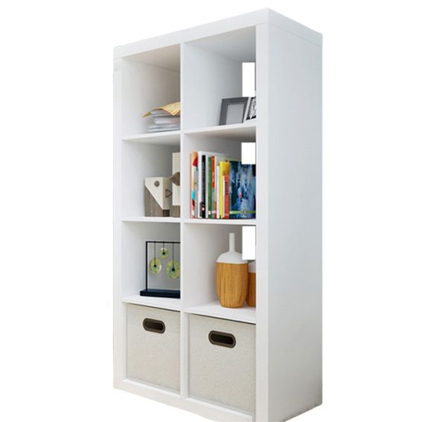 Contemporary Standard Bookshelf Engineered Wood Open Back Bookcase (Drawers not Included)