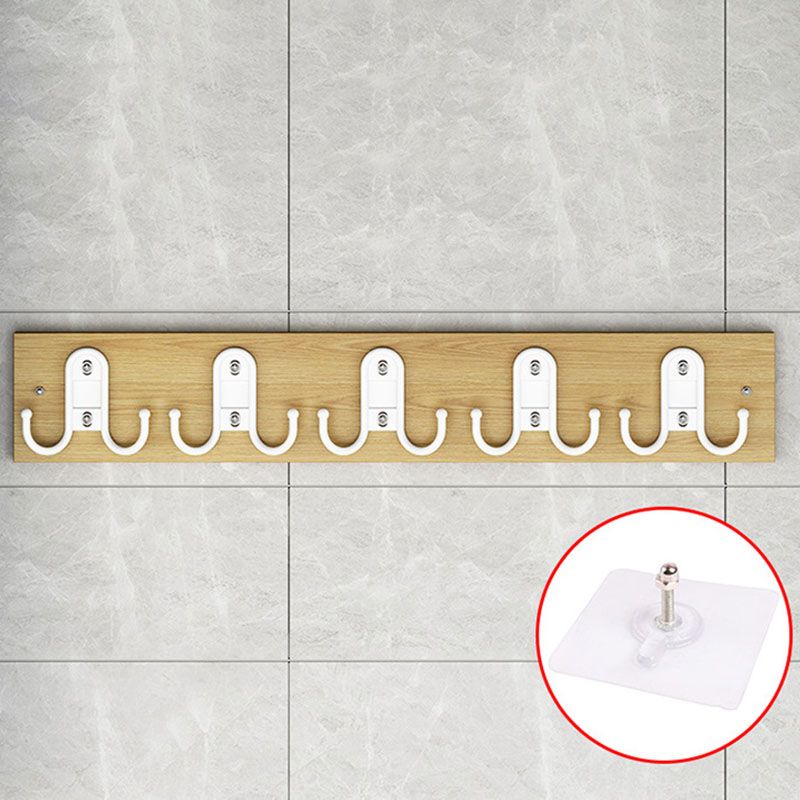 Contemporary Clothes Hanger Wall Mounted Coat Rack with Coat Hooks