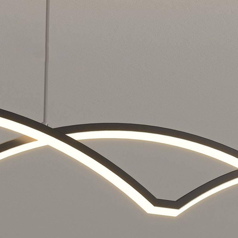 Modernism Kitchen Island Lighting LED Golden/Black Ceiling Light for Home