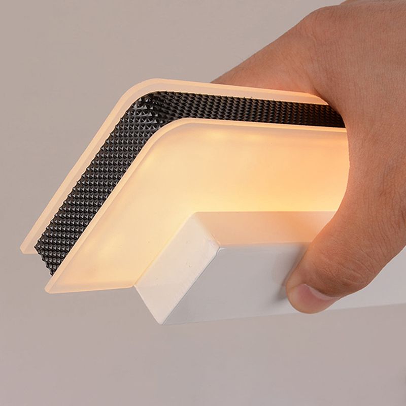 Metalen spiegel wandlampen moderne eenvoudige stye multi -heads wandbevestiging in zwart