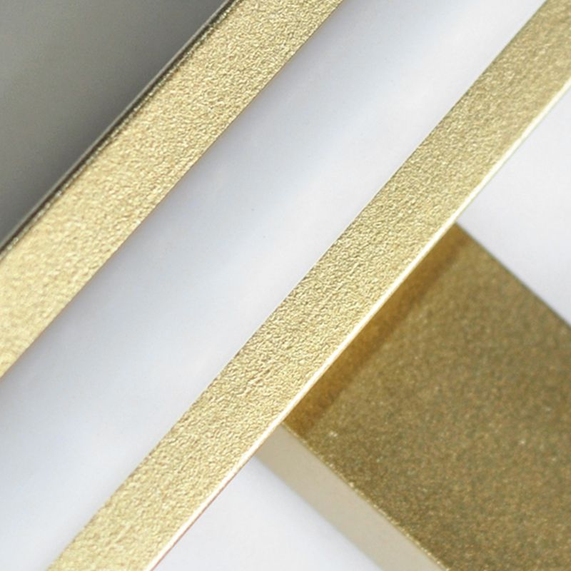 Modern Mirror Front Lighting Simplicity Acrylic LED Gold Wall Mounted Light