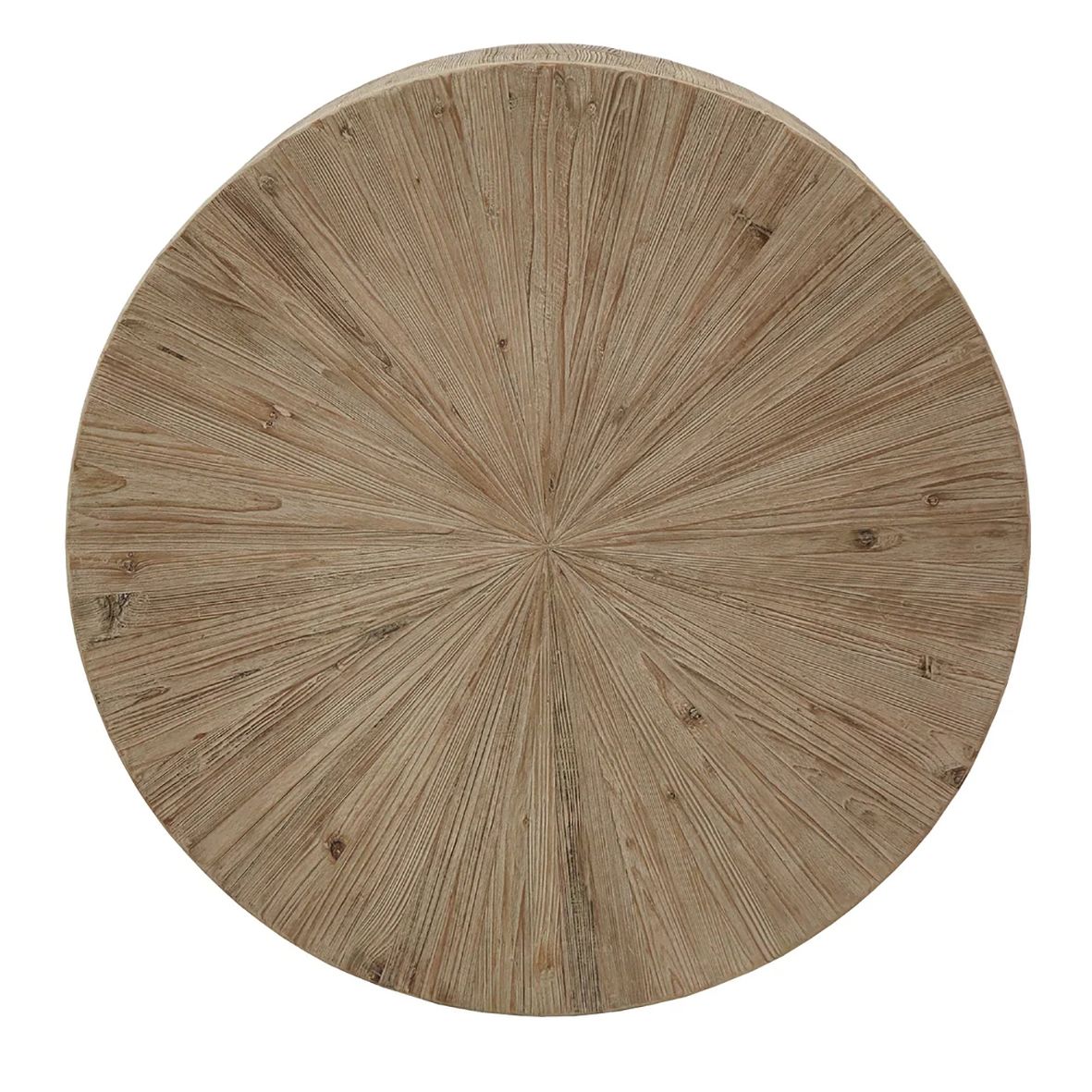 Tree Stump End Table Contemporary Wooden Side End Snack Table for Bedroom