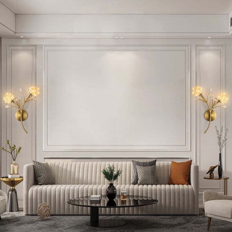 Kugelform Glaswand Licht moderner Stil 2 Leichter Wandhalterung Licht